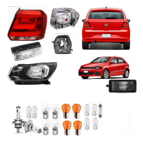 Lampada Lanterna Farol Gol Saveiro G7 G8 2017 2022 V18