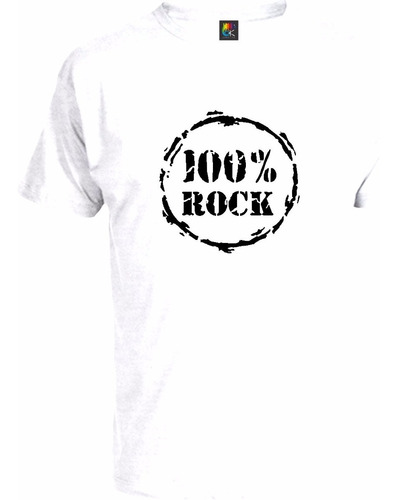 Remera Banda Personalizada Diseño - 100% Rock Ok Creativo