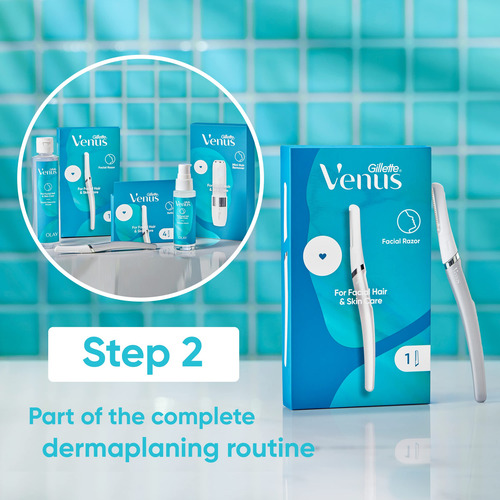 Ferramenta De Dermaplanagem Gillette Venus Com Recargas De 2