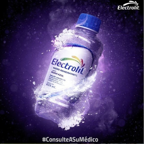 Electrolit Suero Rehidratante Sabor Mora Azul 625 Ml 12 Pack