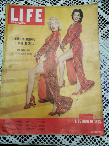 Revista Life En Español Marilyn Monroe Julio Del 53