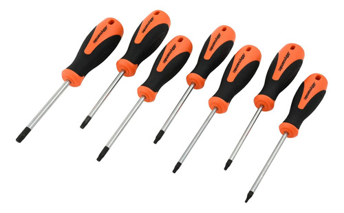 Dynamic Juego De Destornilladores Torx De 7 Piezas, Mango Có