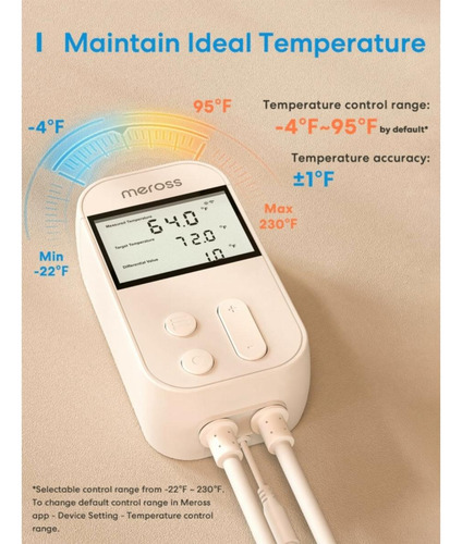 Meross Driver De Temperatura Inteligente Termostato Para