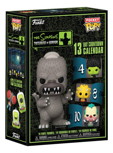 Calendario De Adviento Funko The Simpsons Treehouse Of Horror Paisaje