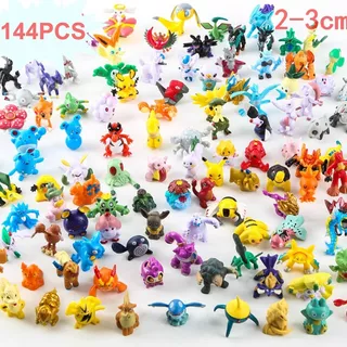 Pokemon Figuras Coleccionables Mini Pikachu Anime 144 Piezas