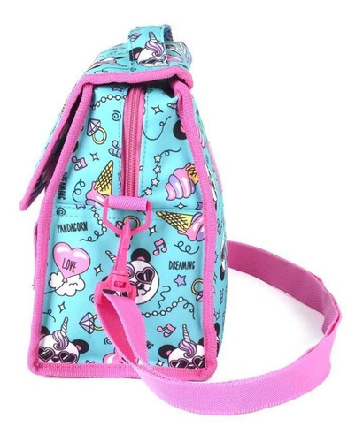 Imagem 7 de 10 de Kit Mochila Feminina Juvenil Panda Trolley Rodinhas G Up4you