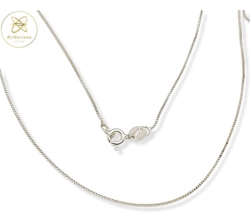 Imagen 2 de 4 de Cadena Plata Veneciana X 45 Cm