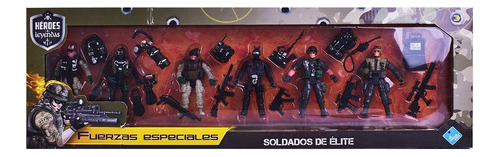 Muñecos Soldados De Élite Fuerzas Especiales El Duende Azul