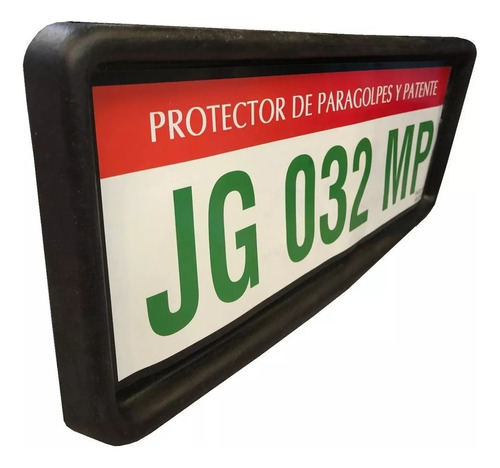 Protector Paragolpe Cubre Patente Mercosur Vieja Marco Goma