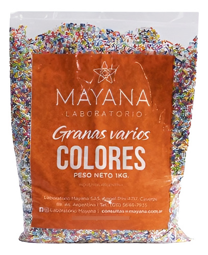 Granas Colores Mayana Bolsa X 1 Kg