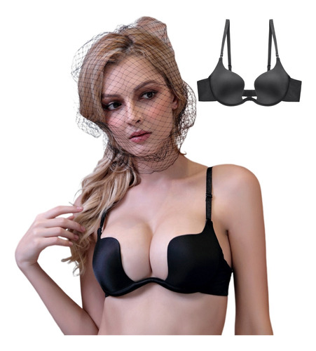 Brasieres Bra Push Up Escote Profundo Convertible