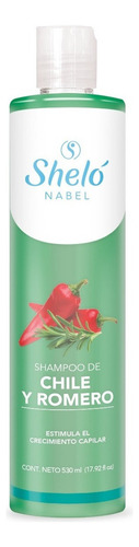  Shampoo De Chile Y Romero 400ml Nutritivo Anticaída