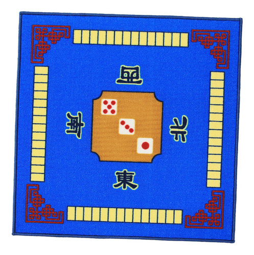 Mantel De Juego Mahjong Mat, 78 X 78 Cm, Antideslizante [bu]