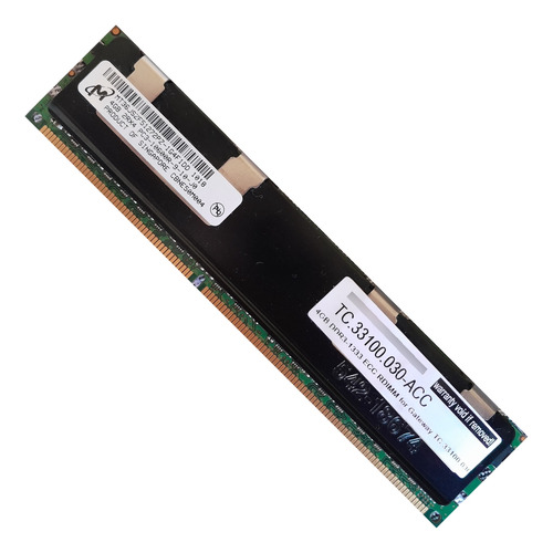 Memoria 4gb Ddr3 1333mhz Ecc Registrado 1.5v Servidor Mt