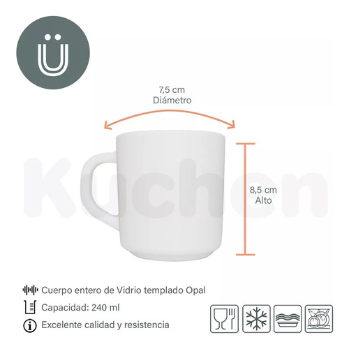 Juego Vajilla 24 Piezas Set De Platos Vasos De Vidrio Durax