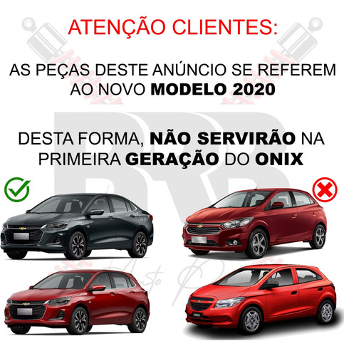 Par Amortecedor Dianteiro Onix E Onix Plus 2020 / 2025 (Recondicionado)