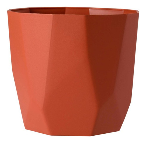 Vaso Cachepot Diamante Terracota 16x15 West Garden