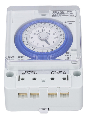 Reloj De Control De Tiempo Mecánico Eléctrico Tipo Llama