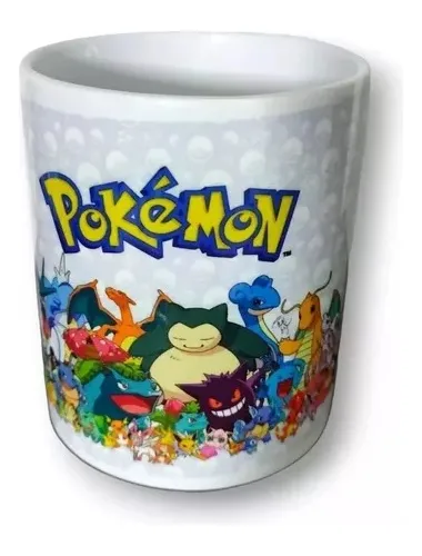 Mug Pocillo De Cerámica Pokemon Go Cartas Taza De 11 Onzas