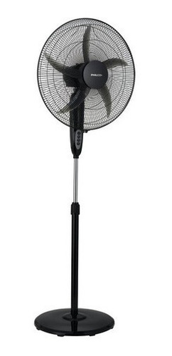Imagen 2 de 3 de Ventilador de pie Philco VPP2021N negro con 5 palas de plástico, 20" de diámetro 220 V