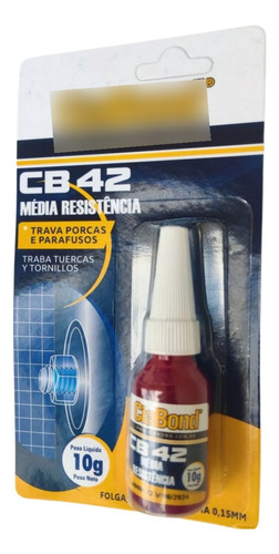 Cola Trava Rosca Parafuso Baixo Travamento Azul Ciabond 10g