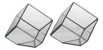 Comprar Terrarios Maceta Forma Cubo 10cm Kit X2 Unidades