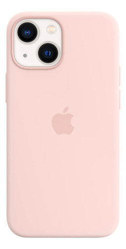 Funda Apple Para iPhone 13 Mini, Magsafe Silicona Chalk Pink