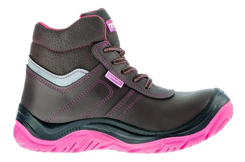 Zapato De Seguridad Para Dama Bota *retryver* Hera Café | Meses sin  intereses