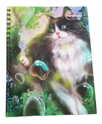 Libreta Empastada Con Resorte 6 Materias 1 LĂnea 150 Hojas