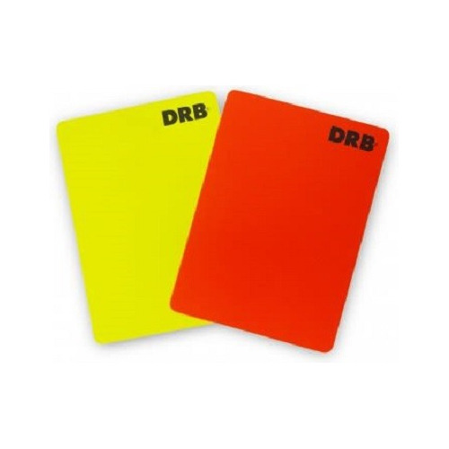 Tarjetas De Arbitro Marca Drb Modelo Ecco (par)