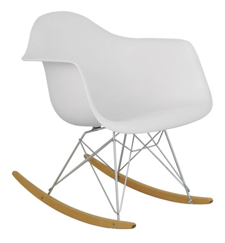 Cadeira De Balanço Eames Branca