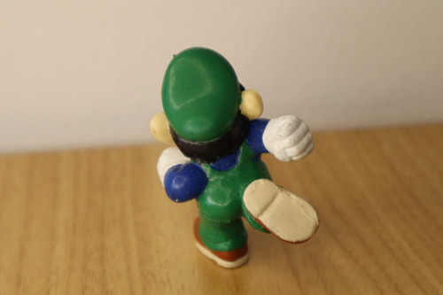 Luigi 1989 Mario Bros Figura Mini Nintendo Applause (Usado)