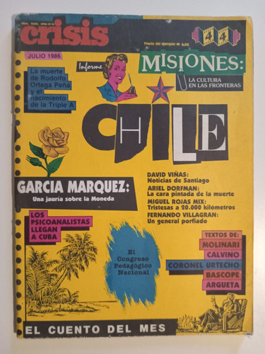 Revista Crisis N 44 Julio 1986 - J. L. Borges Garcia Marquez