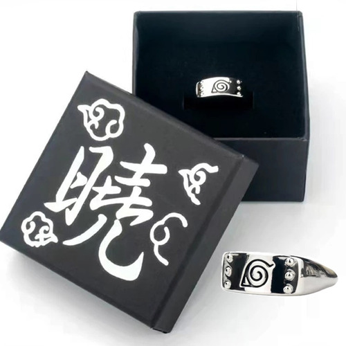 Anillo De Naruto Konoha Akatsuki Itachi Somos Tienda 