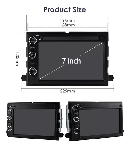 Estereo Ford Android Carplay Lobo Explorer Expedition F150