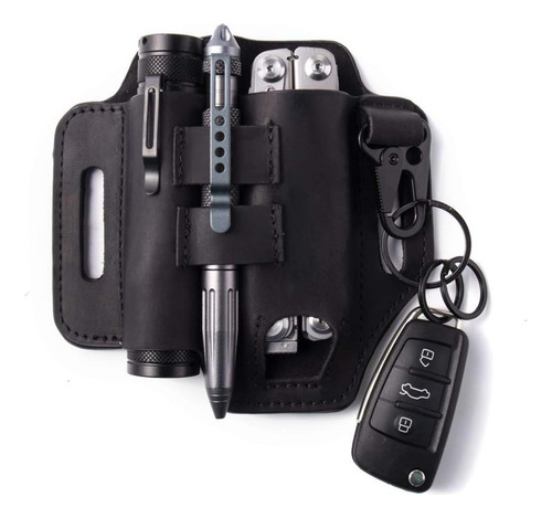 Nuevo Funda Multiherramienta, Funda De Cuero Edc For Hombre