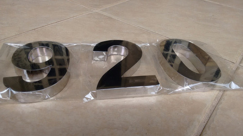 Letras Para Loja Fachada Em Aço Inox Letreiro Caixa 3d Letra