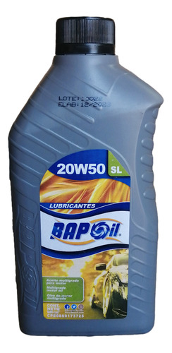 Aceite Bapoil De Motor 20w-50 / Mineral