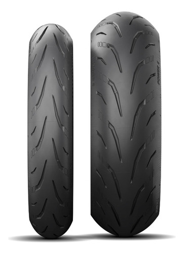 Pneus Michelin 120/70zr17 e 240/45zr17 Power 6 sem câmara