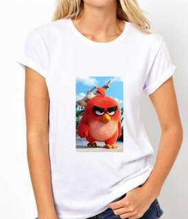Polera Mujer Algodon Angry Birds3n 