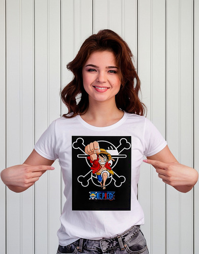 Playera Dama Ts One Piece Luffy P328
