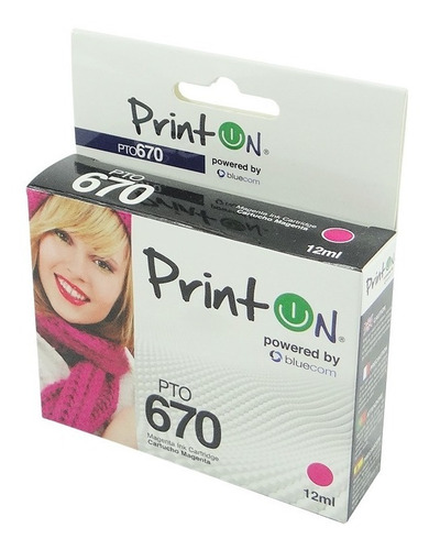 Cartucho Tinta Hp #670 Color Y Negro 3525 Printon [2 Und]