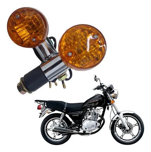 Direccionales (x2) Para Gn 125nova Mod Nuevo Suzuki Naranja