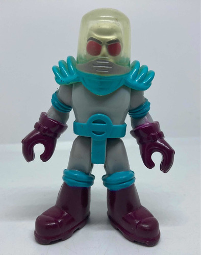 Figura Mr Freeze Imaginext Traje Gris Y Azul