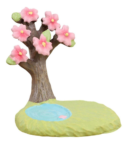 Garden Miniatures Plum Tree Stump Garden Set Para Accesorios