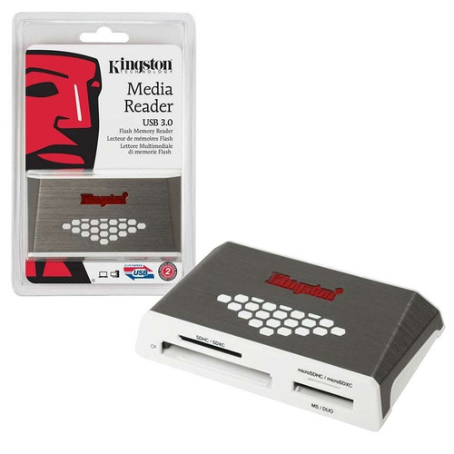 Imagem 1 de 6 de Leitor Cartão Memória Kingston Media Reader Externo 3.0 Sd