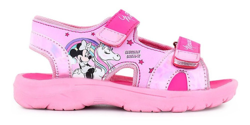 Sandalias Footy Minnie Disney Unicornio Flores Abrojos Niñas
