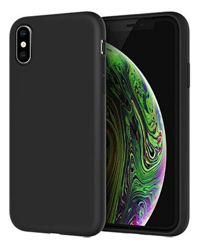 Jetech Funda De Silicona Para iPhone X, iPhone XS, 5,8 Pulga