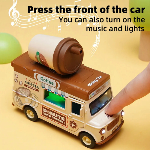 Children's Simulation Dining Car, With Lights And Music