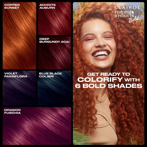 Tinte Para El Cabello Clairol Natural Instincts Bold R56 Ach